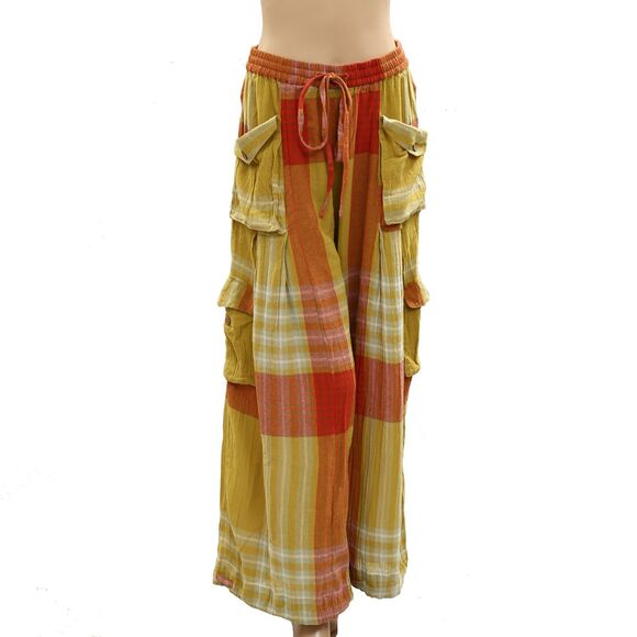 Free People Free Est Crafted Cargo Pants Balloon Utility Oversized XS New 284692